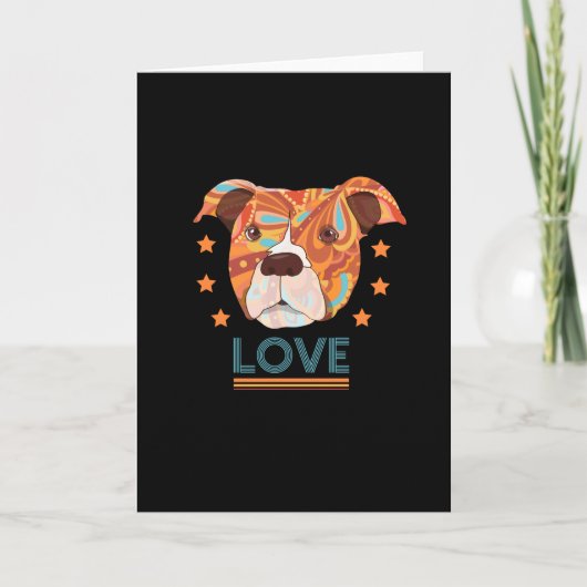Carte Pitt Dad American Pit Bull Terrier (Devant)