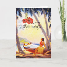 Pittoresque pétrolier Vintage hawaïen