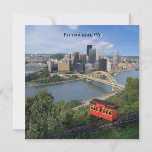 Carte Pittsburgh Pennsylvania Photographie