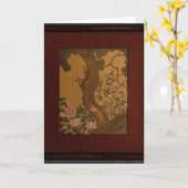 Carte Pivoines (Fleur jaune)