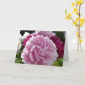 Carte Pivoines (Fleur jaune)