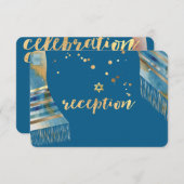 Carte PixDezines aquarelle/talit/design/réception (Devant / Derrière)