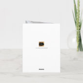 Carte PixDezines Baptism Rose Gold Script Police (Dos)