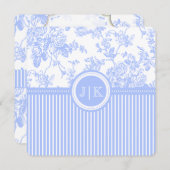 Carte PixDezines bleu toile/rose (Devant / Derrière)