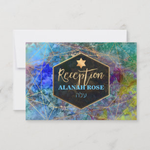 Carte PixDezines Galaxy Réception Abstraite Mitzvah