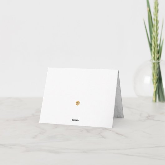 Carte PixDezines Mazel Tov, Marble+ Script rose (Dos)