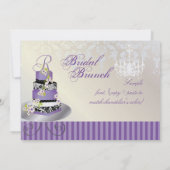 Carte PixDezines monogramme mariage, gâteau de mariage l (Dos)