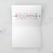 Carte PixDezines Neon Lights Mitzvah Merci (Intérieur)