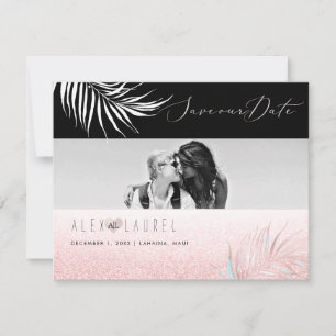 Carte PixDezines Palmier roseau aquarelle, Date d'enregi