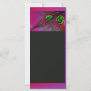 Carte PixDezines Psychedelic Peacock, Customisez-Le !