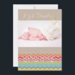 Carte PixDezines shalom/cadre photo   étoiles/couleur do<br><div class="desc">PixDezines watercolor brushstroke in green tea . avec do-it-yourself couleur arrière - plan pour brit shalom, cérémonie de dénomination juive invitations pour une petite fille.. encadrer la photo de bébé avec une étoile de david.. l'invitation est également une menora cachée dehors paramètre.. vous pouvez le déplacer à votre invitation, si...</div>