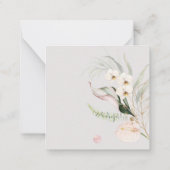 Carte PixDezines Watercolor Tropical Jungle Note C (Dos)