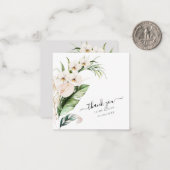 Carte PixDezines Watercolor Tropical Jungle Note C (Devant/Arrière en situation)