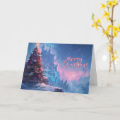 Carte Pixel Christmas Wonderland (Fleur jaune)