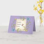 Carte Pixel floral (Fleur jaune)