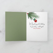 Carte Pixie Fairy de Noël Jouer une harpe (Intérieur)