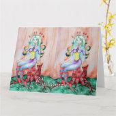 Carte Pixie Imaginaire Fairy Thunder_Cove (Fleur jaune)