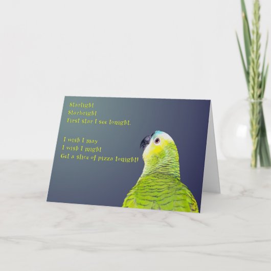 Carte Pizza de Starlight (Devant)