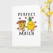 Carte Pizza Hawaii Pineapple Pizza Food (Fleur jaune)