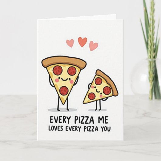 Carte Pizza Me Loves You (Devant)