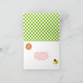 Carte Pizza Party Birthday Party (Intérieur)