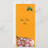 Carte PIZZA PARTY CUISINE ITALIENNE, RESTAURANT vert rou (Dos)