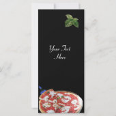 Carte PIZZA PARTY CUISINE ITALIENNE, RESTAURANT vert rou (Dos)