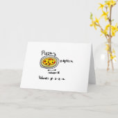 Carte Pizza résolue (Fleur jaune)