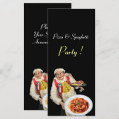 CARTE PIZZA & SPAGHETTI PARTY CUISINE ITALIENNE, RESTAUR (Devant / Derrière)