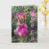 Carte PKCactus-toute occasion (Fleur jaune)
