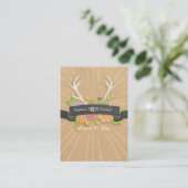Carte Place Deer Antler Fleur sauvage Starburst Ru (Debout devant)