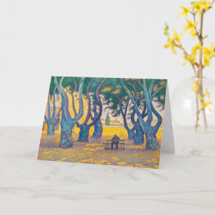 Carte Place des Lices, St Tropez   Paul Signac  