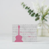 Carte Place Grunge de Guitare Rose (Debout devant)