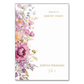 Carte Place Mariage violet Fleur sauvage (Par défaut)