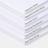 Carte Place pliable Black Greenery Menu Choice (Coin papier)