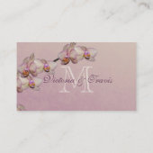 Carte Place violet de beauté orchidée (Dos)