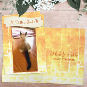 Carte Placeholder de photo de chaton siamois drôle qui m
