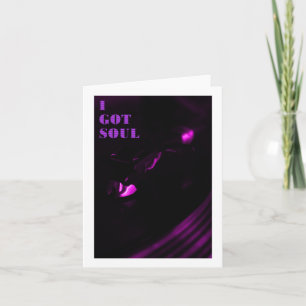 Carte Places violettes J'Ai L'Autocollant Soul Text