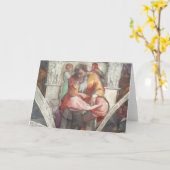 Carte Plafond de chapelle de Sistine : Le prophète (Fleur jaune)