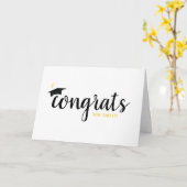 Carte Plafond d'obtention de diplôme pour Félicats (Fleur jaune)