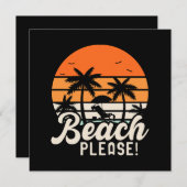 Carte Plage (Devant / Derrière)