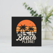 Carte Plage (Debout devant)