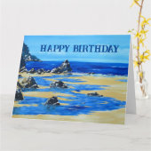 Carte Plage (Fleur jaune)