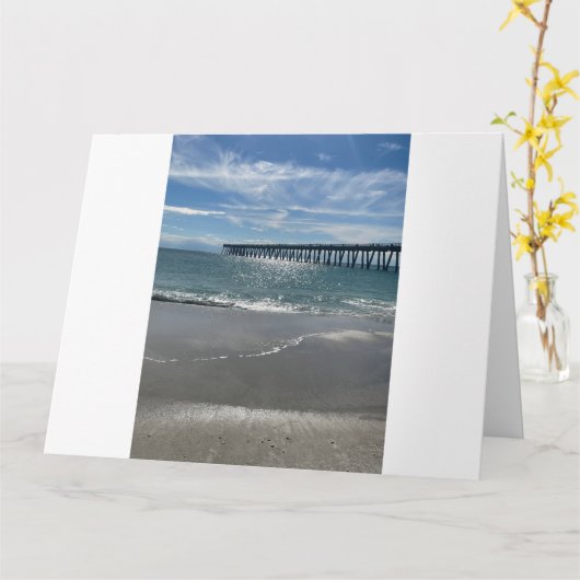 Carte Plage (Fleur jaune)