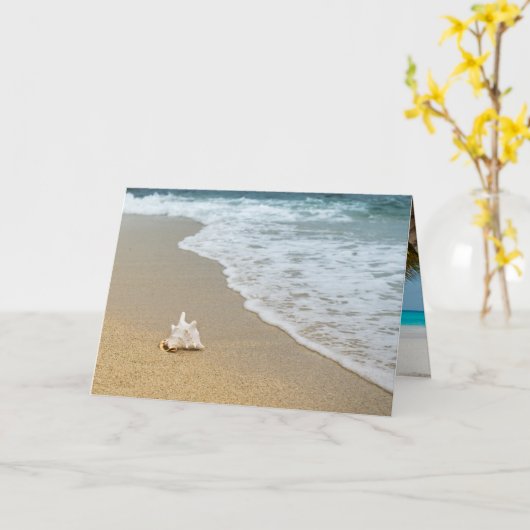 Carte Plage (Fleur jaune)