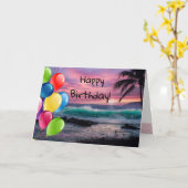 Carte Plage  (Fleur jaune)