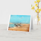 Carte Plage à Low Tide (Bouche de la rivière), Edgar Deg (Fleur jaune)