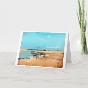 Carte Plage à Low Tide (Bouche de la rivière), Edgar Deg