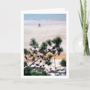 Carte Plage aux pommes de pin portugaises