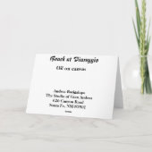 Carte Plage chez Viareggio (Dos)